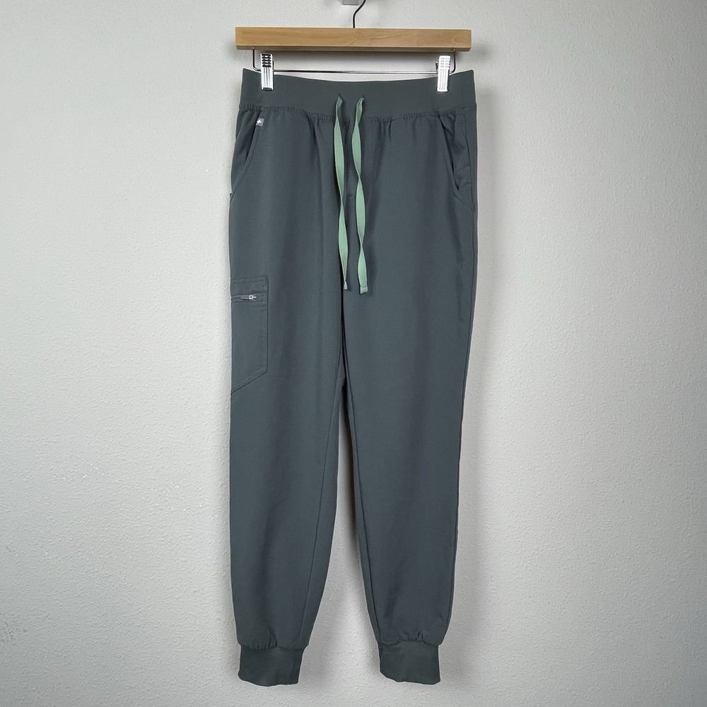 Figs Olive Green Zamora Cargo Scrub Pants Size S Medical Nurse Workwear